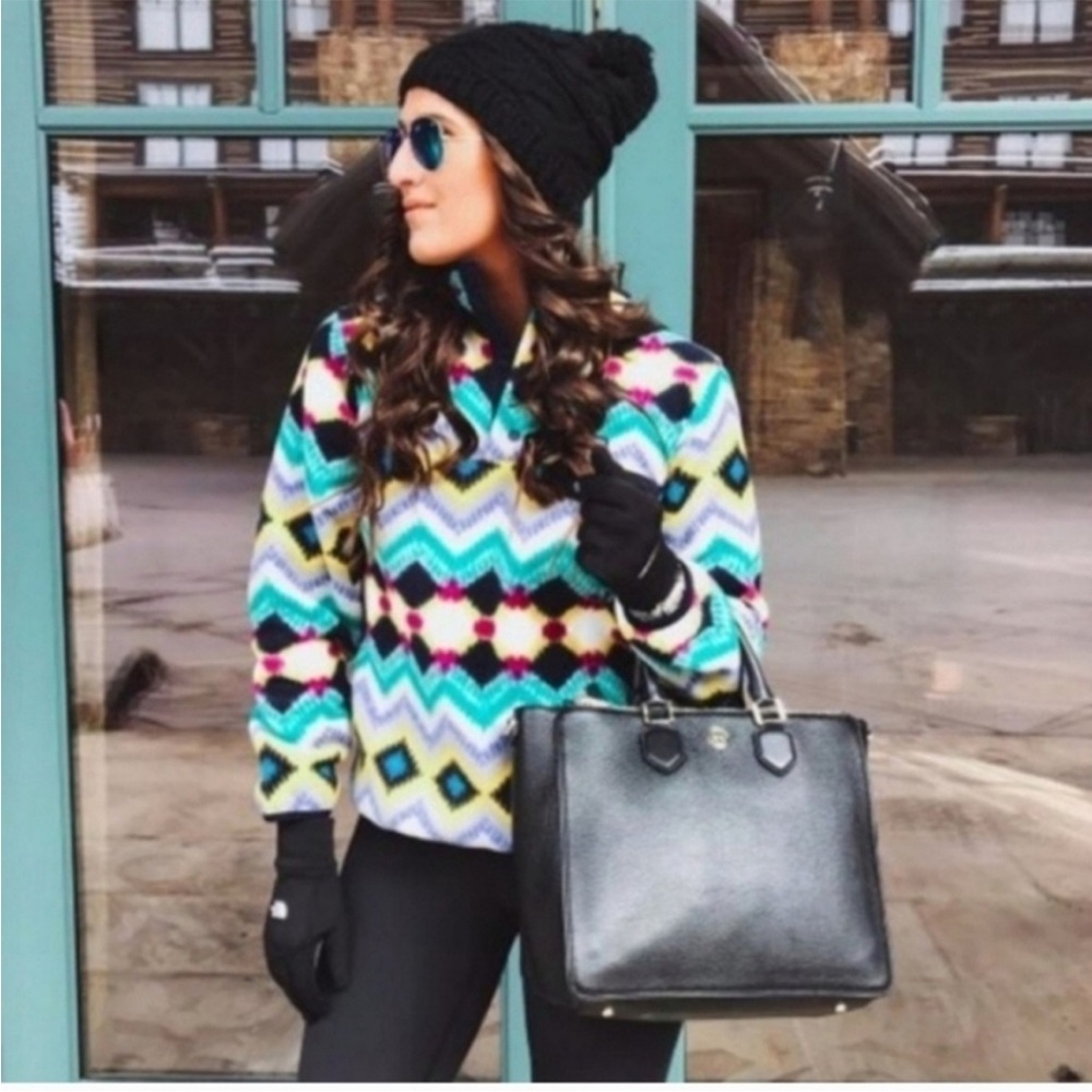 Patagonia Pullover Synchilla Snap T Blue Timber Twist Fleece Pullover Size Small - Picture 12 of 15